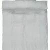 Basic Påslakanset BEATE Bäckebölja 150x210 Grå