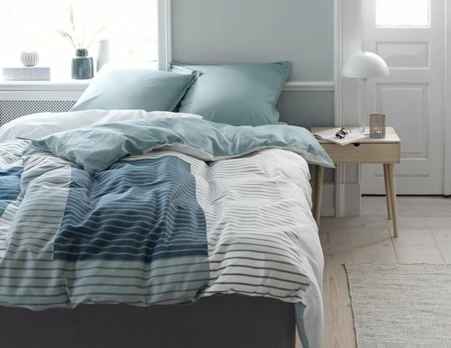 Påslakanset VERA Satin 150x210 Petrol - Bild 3