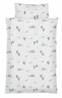 Baby Påslakanset LIV 70x100 Vit/lila