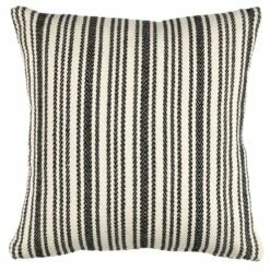 Prydnadskudde BAKKEFIOL 45x45 Vit/svart