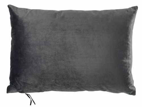 Prydnadskudde LILJE 35x50 Velour Grå - Bild 2