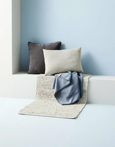 Prydnadskudde LILJE Velour 35x50 Beige - Bild 4