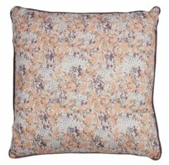 Prydnadskudde KAMILLE 45x45 Orange/lila