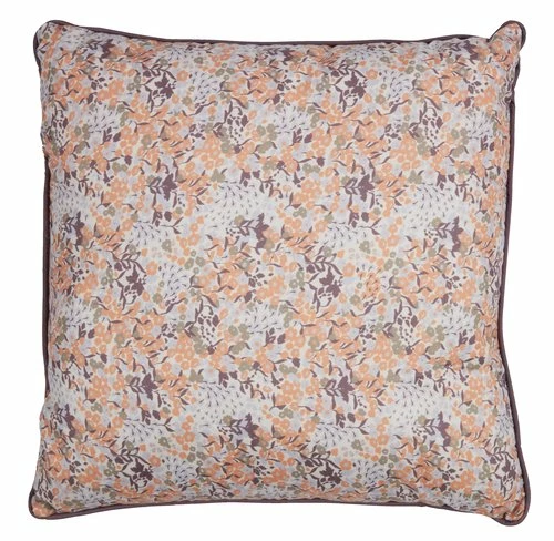 Prydnadskudde KAMILLE 45x45 Orange/lila