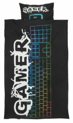 Påslakanset GAMING 150x210 Svart
