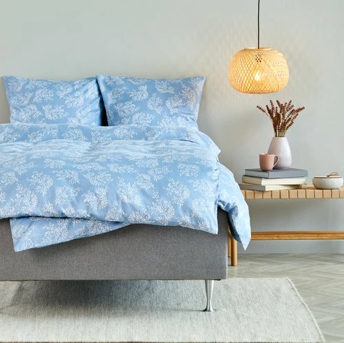 Påslakanset VIOLA Satin 150x210 Blå - Bild 3