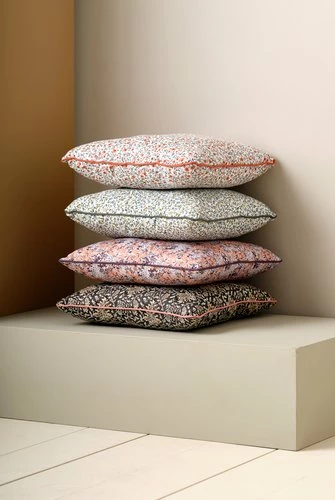 Prydnadskudde KAMILLE 45x45 Orange/lila - Bild 3