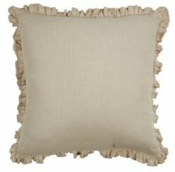 Prydnadskudde GULDBLOMME 45x45 Beige