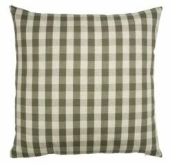 Prydnadskudde VALERIANA 50x50 Rutig Grön