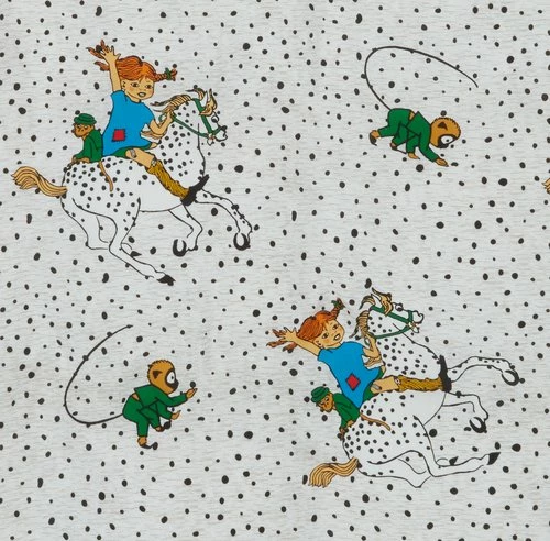 Påslakanset PIPPI 150x210 Grå - Bild 3