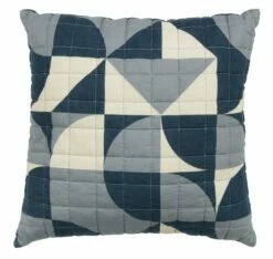 Prydnadskudde PLATAN 45x45 Blå/vit