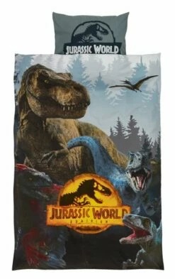 Påslakanset JURASSIC WORLD 150x210 Grå