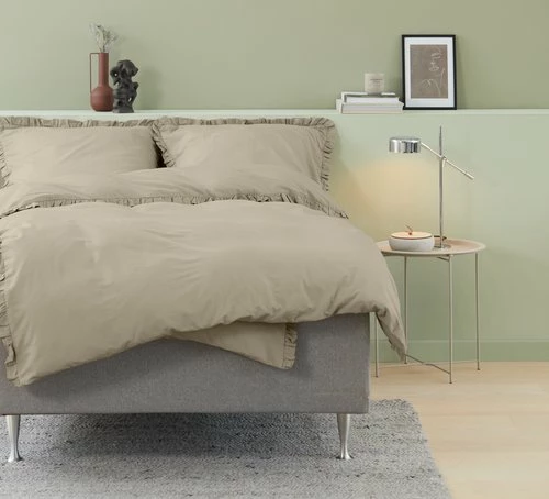 Påslakanset ELMA Tvättad Bomull 150x210 Sand - Bild 6