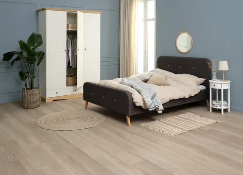 Sängbord EGEBY 1 Låda Vit - Bild 2