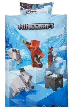 Påslakanset MINECRAFT 2023 150x210 Blå