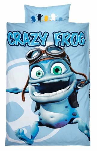 Påslakanset CRAZY FROG 150x210 Blå