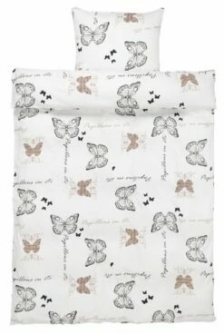 Påslakanset SIGNE Satin 150x210 Brun