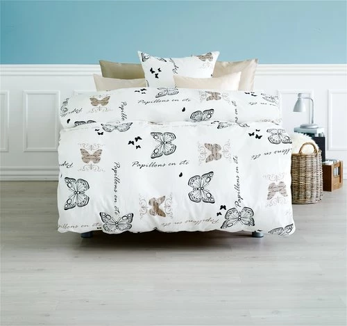 Påslakanset SIGNE Satin 150x210 Brun - Bild 2