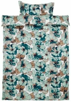 Påslakanset STINE Satin 150x210 Grön/blå