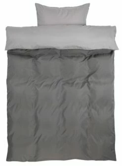 Basic Påslakanset CATERINA Mikro 150x210 Grå