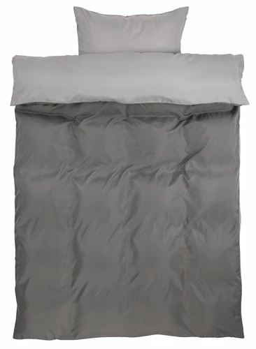 Basic Påslakanset CATERINA Mikro 150x210 Grå