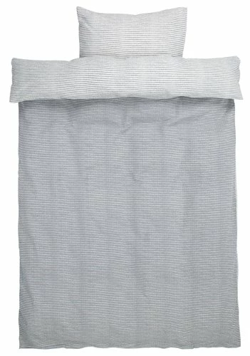 Påslakanset LOLA Bäckebölja 150x210 Grå/vit