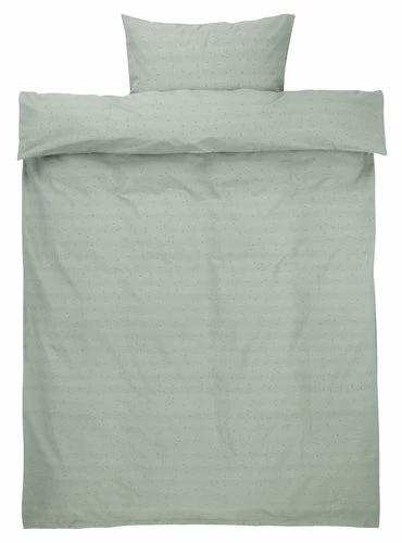 Påslakanset MARY 150x210 Ljusgrön