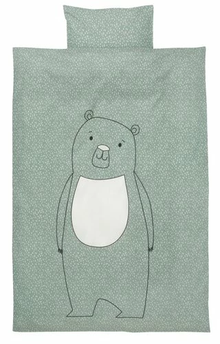 Baby Påslakanset MARGIT 70x100 Grön