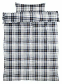 Påslakanset THORGUNN Flanell 150x210 Blå