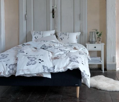 Påslakanset SIGNE Satin 150x210 Brun - Bild 4