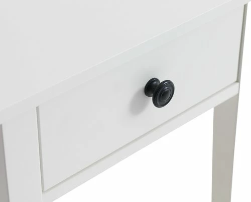 Sängbord NORDBY 1 Låda Vit - Bild 4