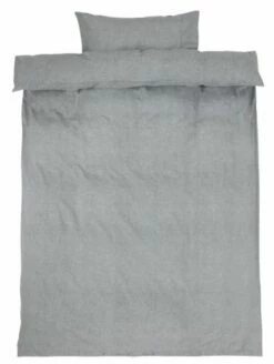 Påslakanset VITA Flanell 150x210 Grå